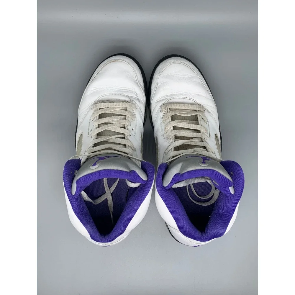 Jordan 5 Retro Dark Concord White Basketball Shoes DD0587-141 Men's Sz 10